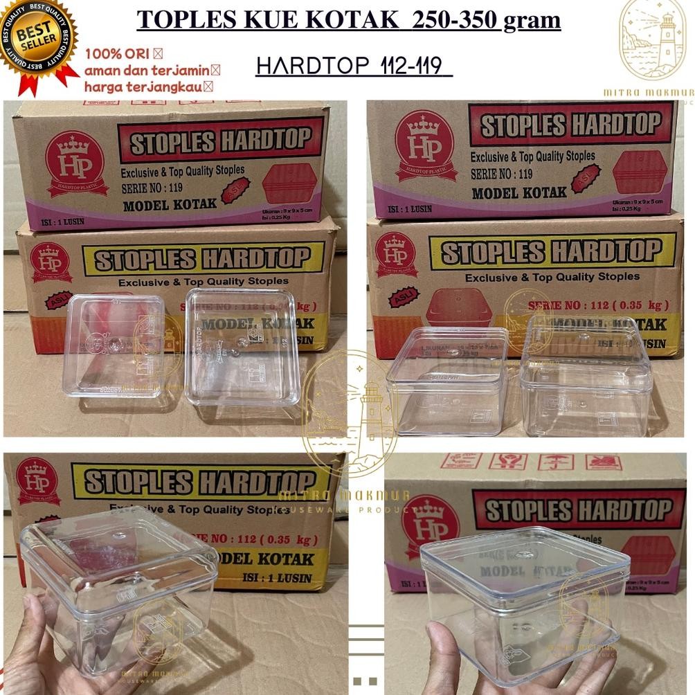 New Toples Kue Kotak 250-350 Gram Toples Hardtop 112 - 119 Toples Kue Kering Lebaran Trending