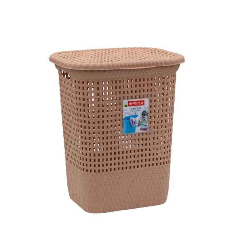 Keranjang Baju Pakaian Vanesa Laundry Box Medium - Large Lion Star Keranjang Baju Plastik Ready Stok