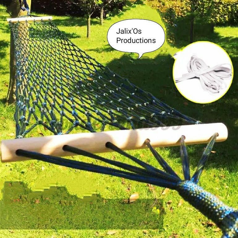 Hammock jaring kayu lebar 70cm,,ayunan pantai,,gunung Ayunan jaring.