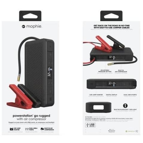 

MOPHIE POWERSTATION GO RUGGED BATTERY WITH AIR COMPRESSOR (Power Bank)