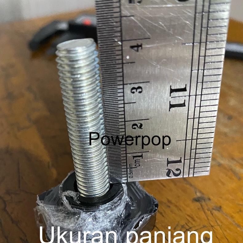 M10 BAUT Knop Star / Knob Baut Bintang M10 Tebal Kualitas Grade A / Baut Kuping M10 Pegangan