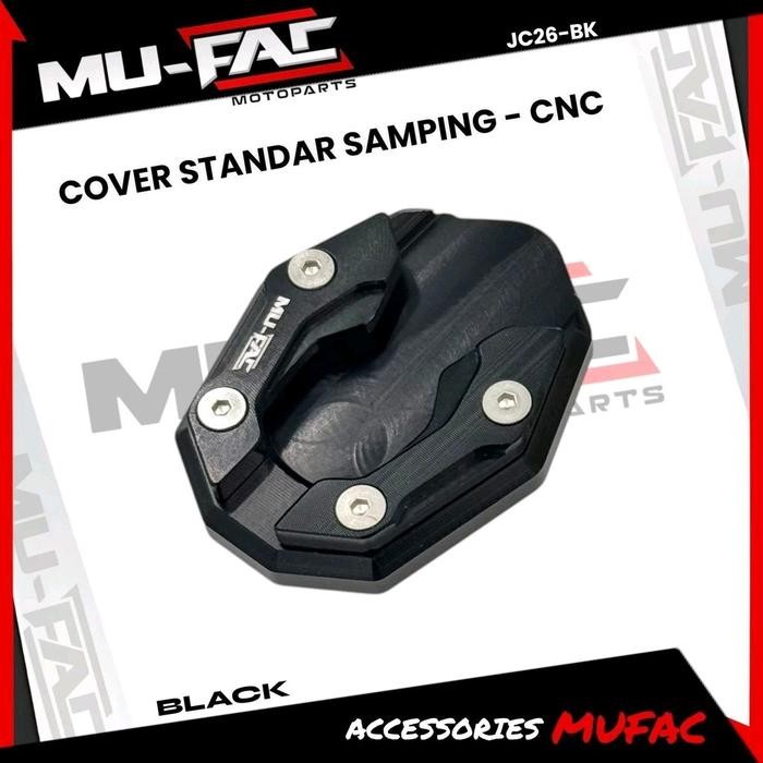 Tapak kaki standar samping cnc sepatu standar samping variasi mufac full cnc Cover STANDAR SAMPING