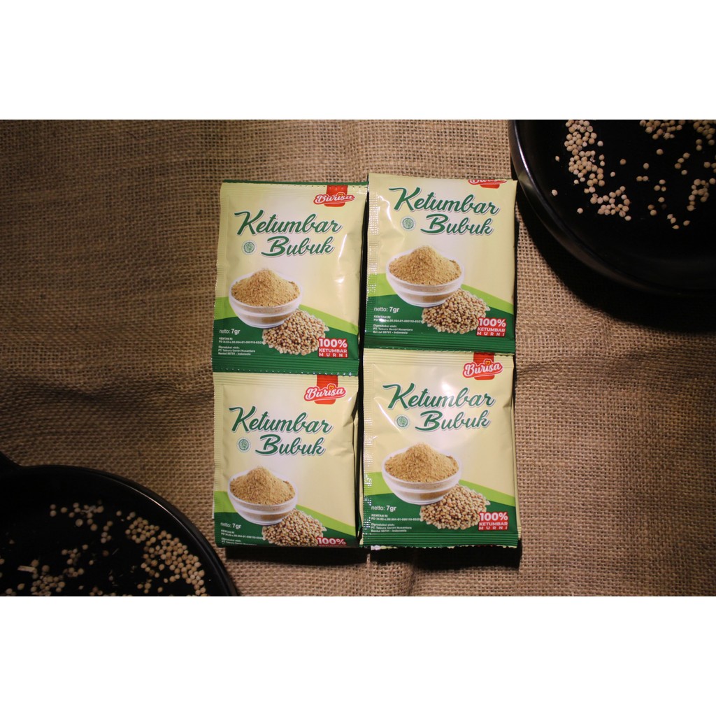 

Burisa Ketumbar Bubuk 4gr (Renteng isi 12pcs)