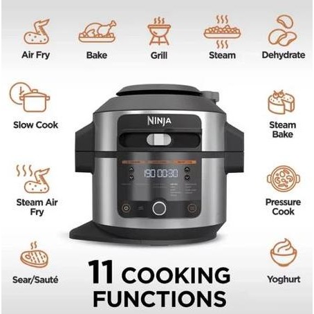 

Ninja OL550 SmartLid Multicooker 11-in-1 Airfryer Steam Bake
