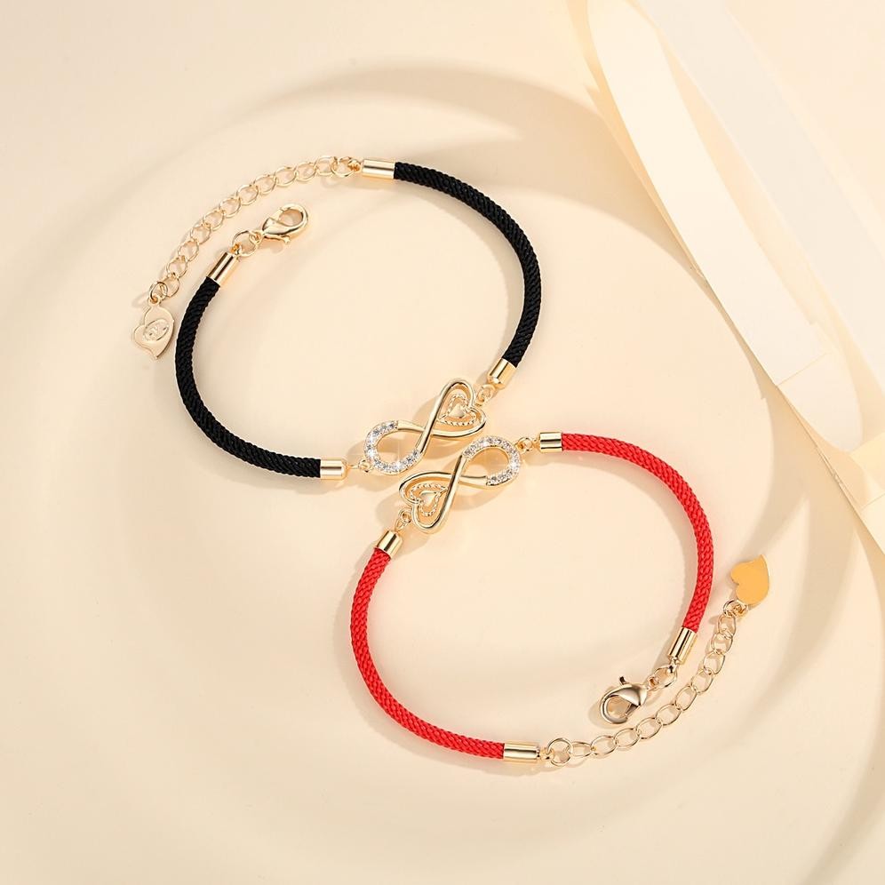 Ct_C1077 Lanme Jewelry Gelang Tali Wanita Emas Kristal Anti Karat Wanita Korea Gelang Emas Rantai Y9