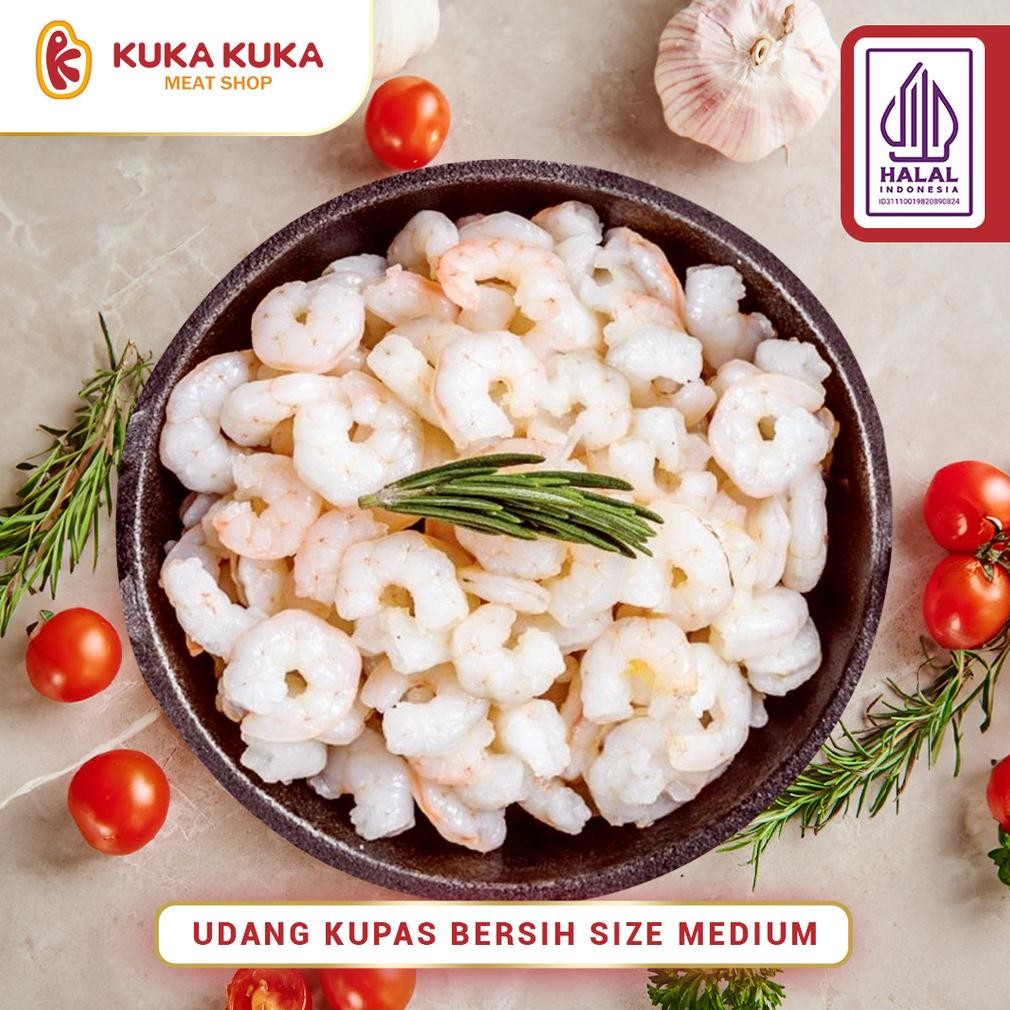 

Sale Udang Kupas Bersih Size Medium Frozen Segar Beku - 500Gram Pj24