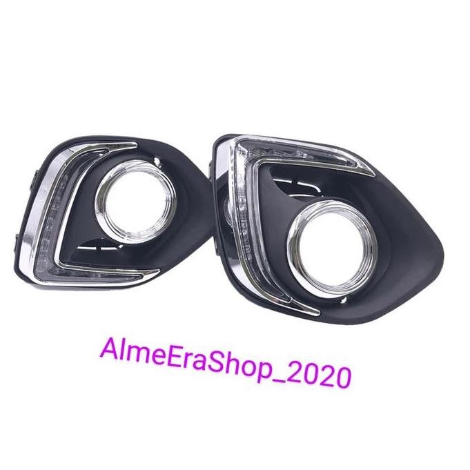 Lampu LED DRL Mitsubishi Outlander Sport Reborn 3 Model Function (DRL+SEIN Sequintial+ nht blue)