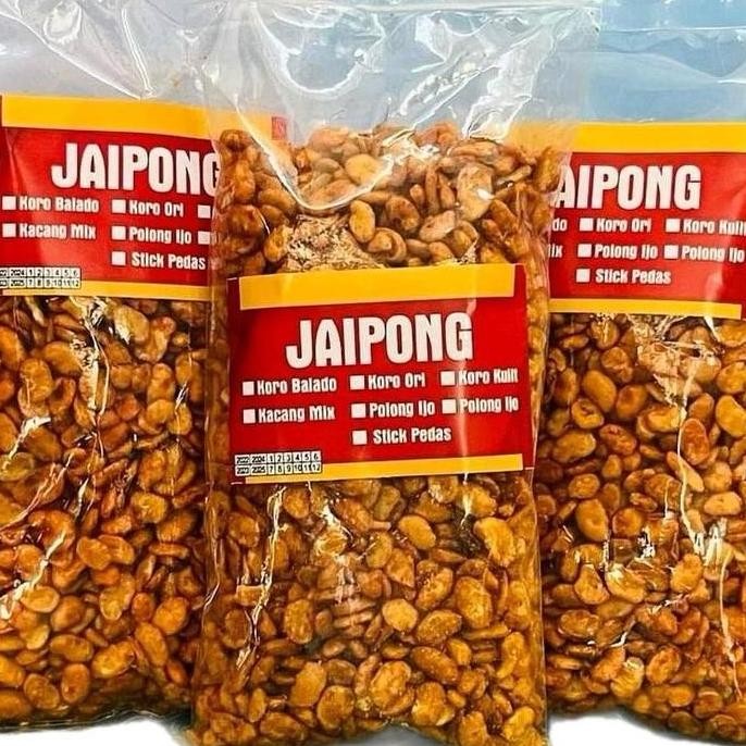 

1Kg Kacang Koro Pedas Balado Premium Food Camilan Makanan Snacks Cemilan