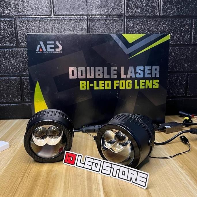 foglamp aes fx double laser 3 inch 65 watt foglamp projector aes