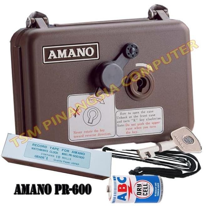 TERMURAH - Amano PR-600 Absen Security Amano Watchman's Clock Security Patrol