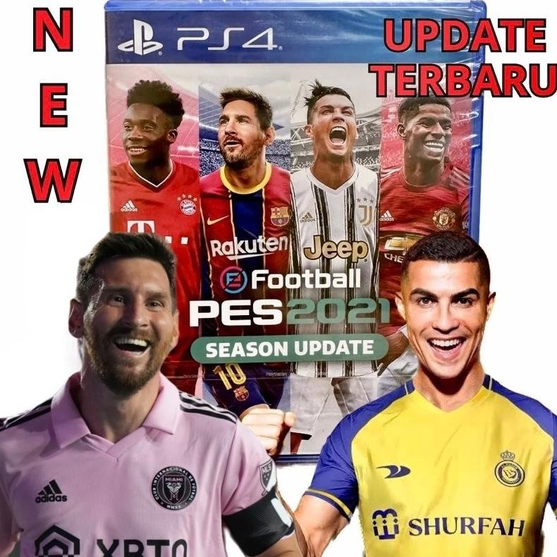 NEW Pes 2021 PS4 Ps5 Kaset Pes2021 Playstation PS 4 5 eFootball Konami CD Games Sepak Bola 21 Pes21 