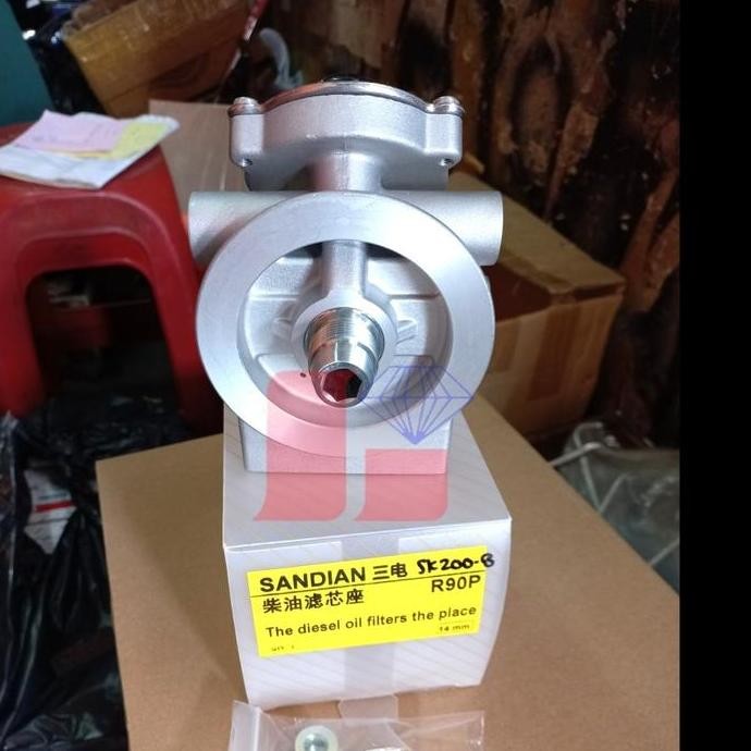 HEAD FUEL FILTER KOBELCO SK200-8 murah