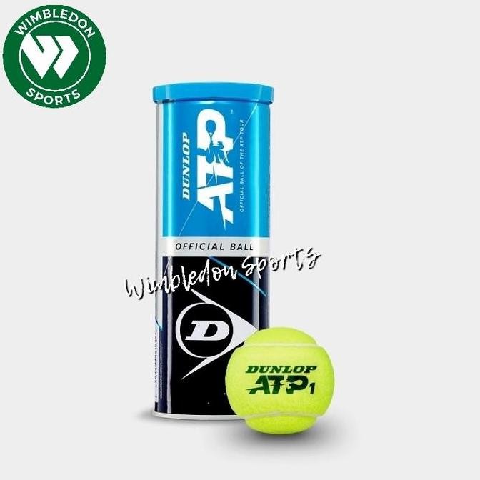Bola Tenis DUNLOP ATP OFFICIAL BALL isi 3 / Bola Dunlop ATP isi 3