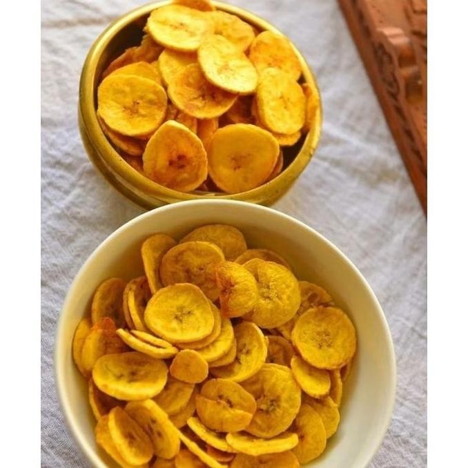 

Keripik Pisang Nangka Manis Bulat 250Gr Kripik Pisang Koin Snack Kiloan Food Organik Alami Cemilan Makanan