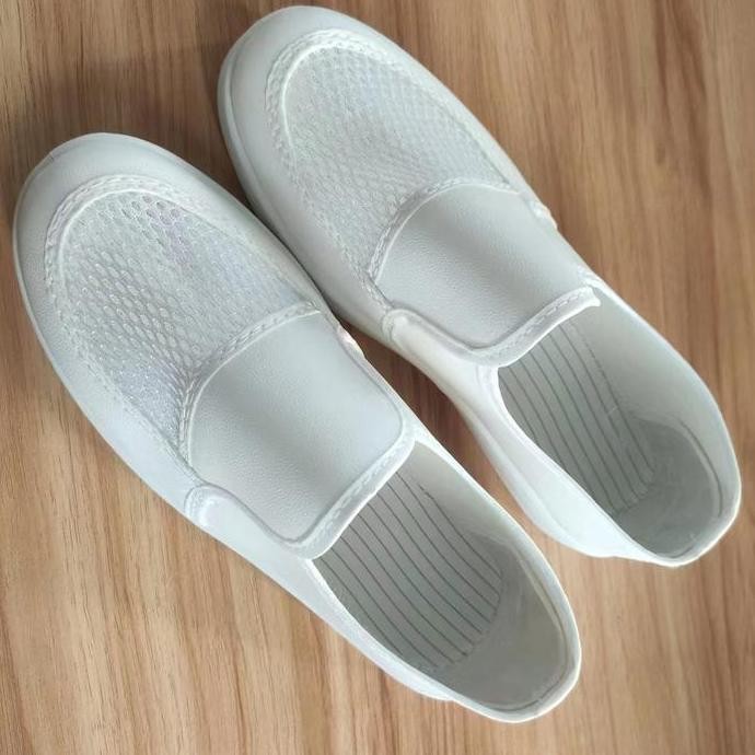 ready Sepatu ESD Sepatu Anti Static Mesh Shoes ESD Shoes White