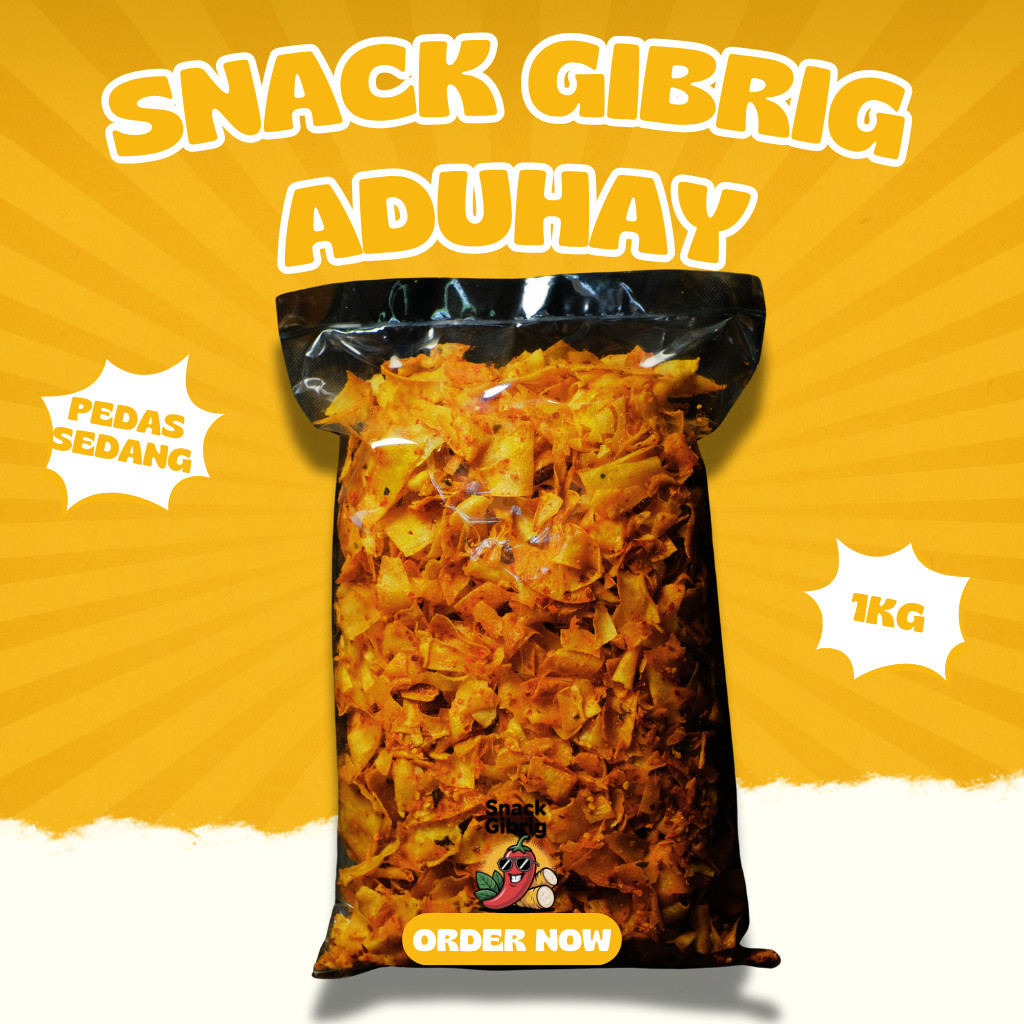 

Keripik Singkong Kriwil Pedas Daun Jeruk Kemasan 1Kg