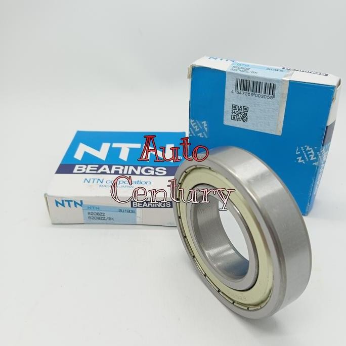 BALL BEARING 6208 ZZ 6208ZZ NTN JAPAN