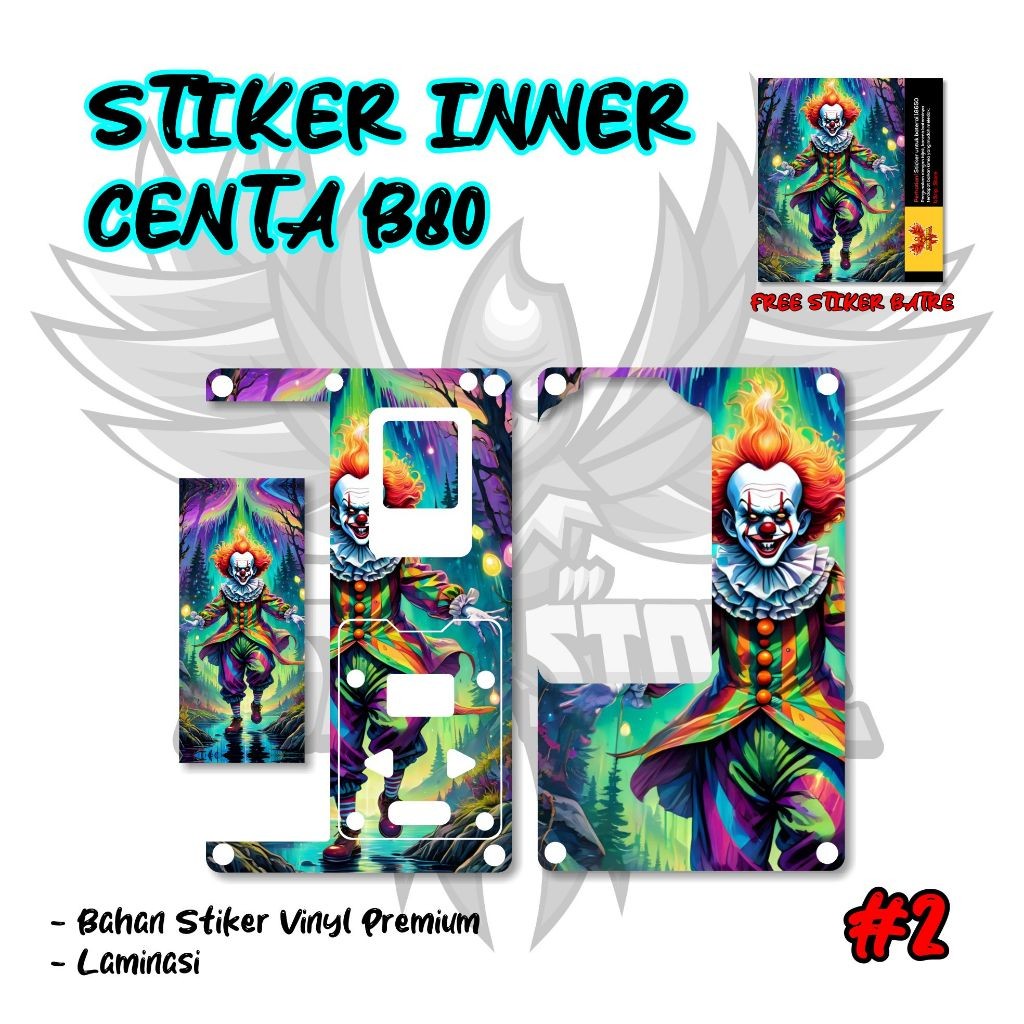 

*2Piece* Stiker Inner Centaurus B80 Centa B80b80 002 Garskin Stiker Casing Custom Bebas Dan Bayar Ditempat