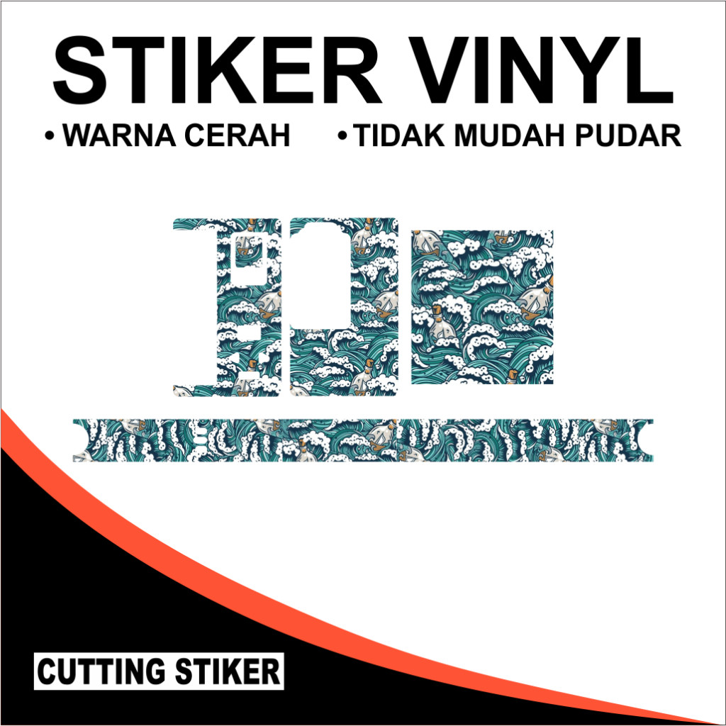 

*2Piece* Paketan Stiker B80 Laminasi Doff 28 Garskin Stiker Casing Custom Bebas Dan Bayar Ditempat
