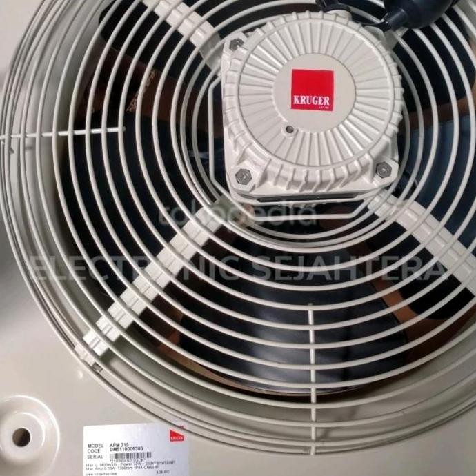 BARU  exhaust compact axial fan KRUGER type APM-315 12inc 220v 1p