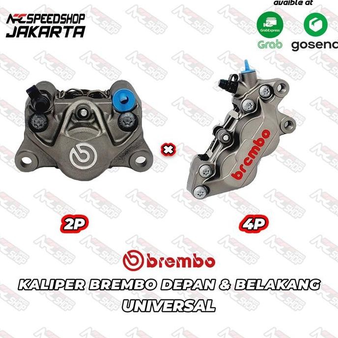 Kaliper Brembo 4piston 1& 2piston 1Set depan & belakang