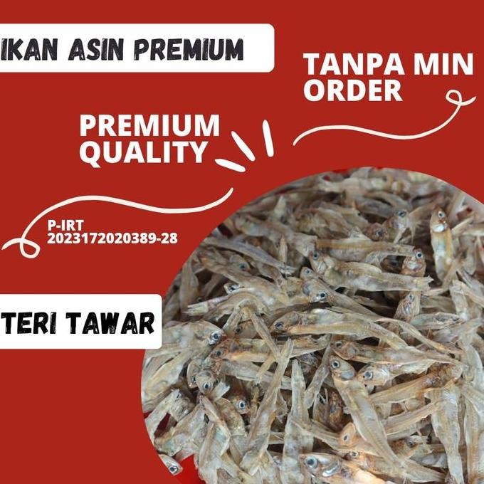 

1 KG IKAN ASIN TERI TAWAR BUNGA BISA