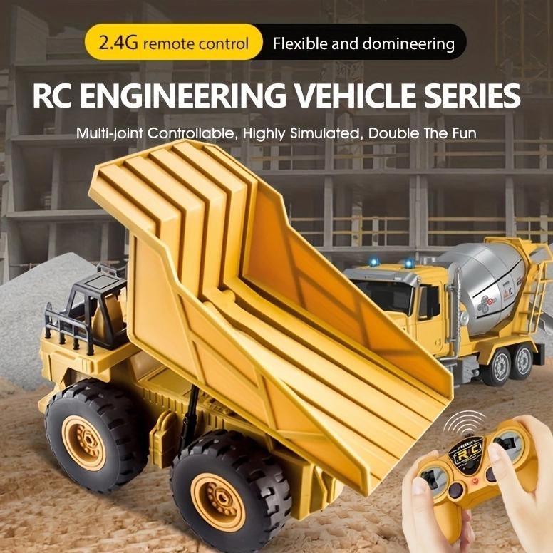 REDFIRE TOYS HENGJIAN COLLECTION SERIES MAINAN RC KONSTRUKSI DUMP TRUCK BULLDOSER EXCAVATOR FORKLIFT