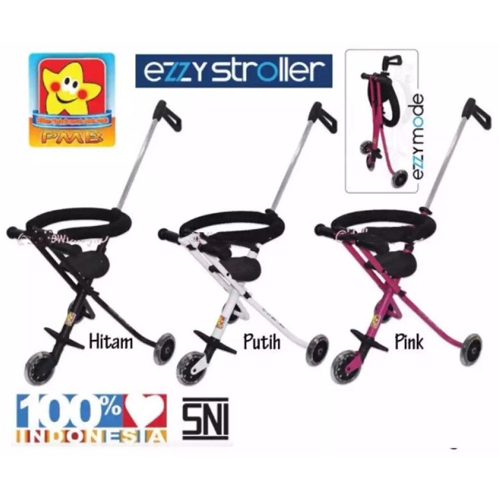 Ezzy Stroller Anak Kereta Bayi Portable PMB Mode Micro Trike S05 / kereta dorong roda 3 SNI