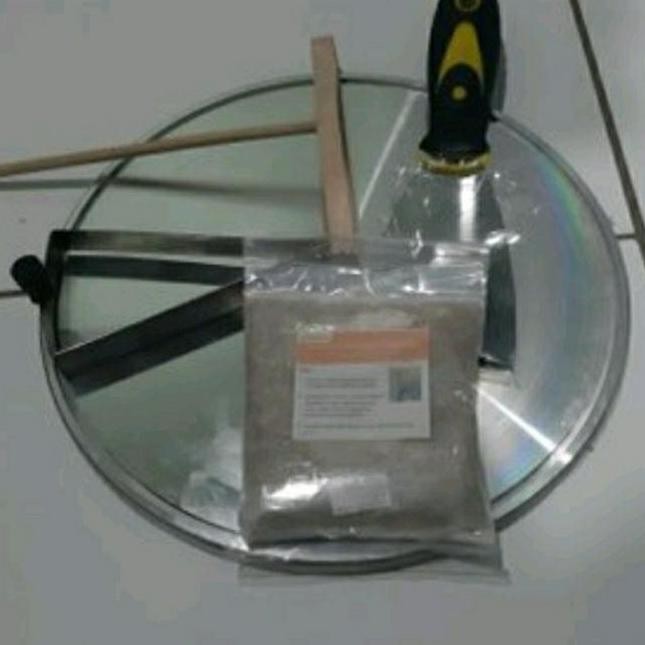 Cetakan kue krepes 25cm semi otomatis loyang crepes leker