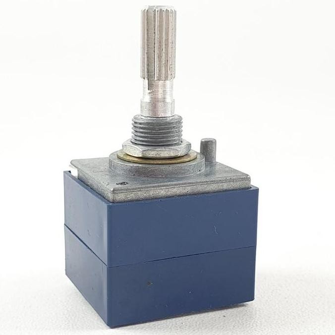 Potensio Rotari Hi-Fi Rh2702 8 Pin 50K Drat Stereo Kaki 4-4 Lurus Rotary Potensiometer Control Volum