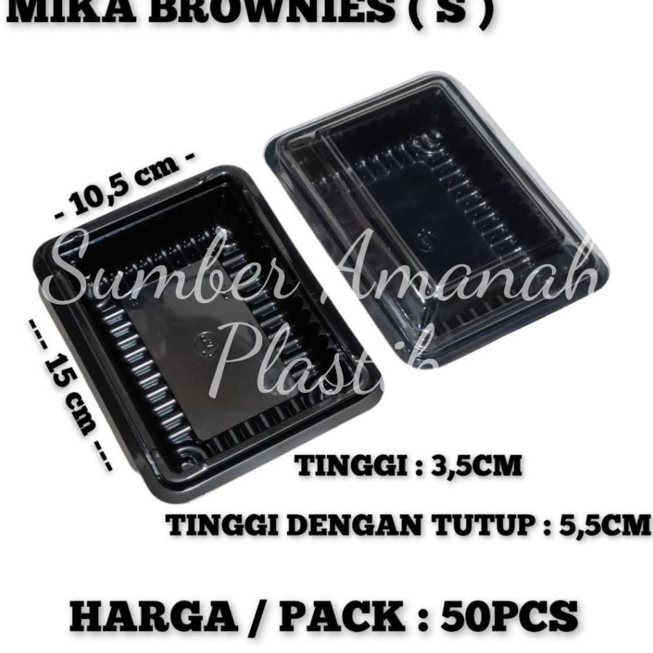 Mika Brownies Kecil S Mika Tray Kotak Kue Bolu Sushi Bento Box S Mika Kue Kotak Kue Tray Kue