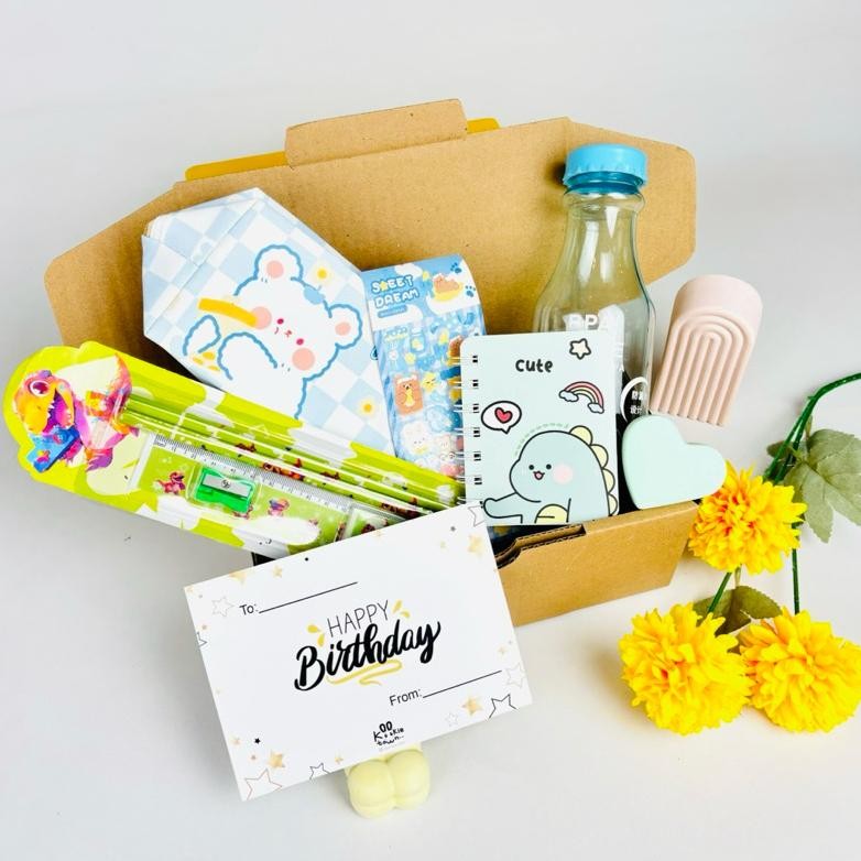 

Back to school hampers / Stationary set / Hampers anak SD/ Hadiah naik kelas / Perlengkapan Sekolah / Paket Alat tulis / Tumbler Sekolah / Hadiah Ulang Tahun Anak DiM