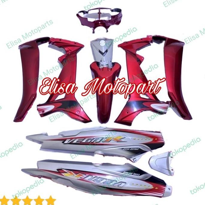 Full Body Halus Vega R New Silver Merah 2006 - 2009 Body Kasar Vega R Hemat