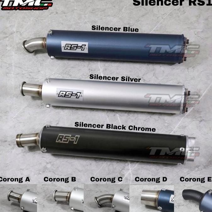 KNALPOT SILENCER ONLY RS1 NINJA 150 NSR RX KING SATRIA ORI RACING
