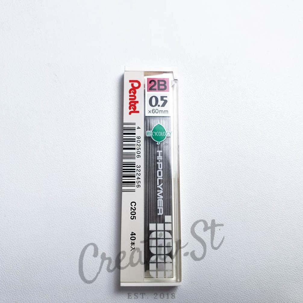 

PENTEL Hi-Polymer Isi Pensil Mekanik 2B 0.5 Mm C205 DiM