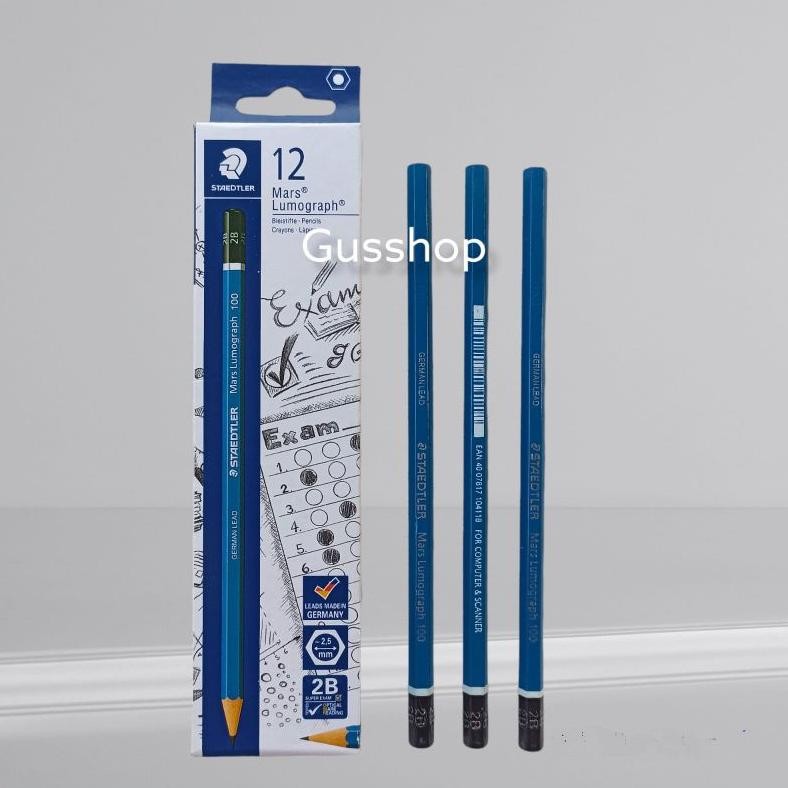 

PENSIL STAEDTLER 2B 1 PACK (ISI 12PCS) DiM
