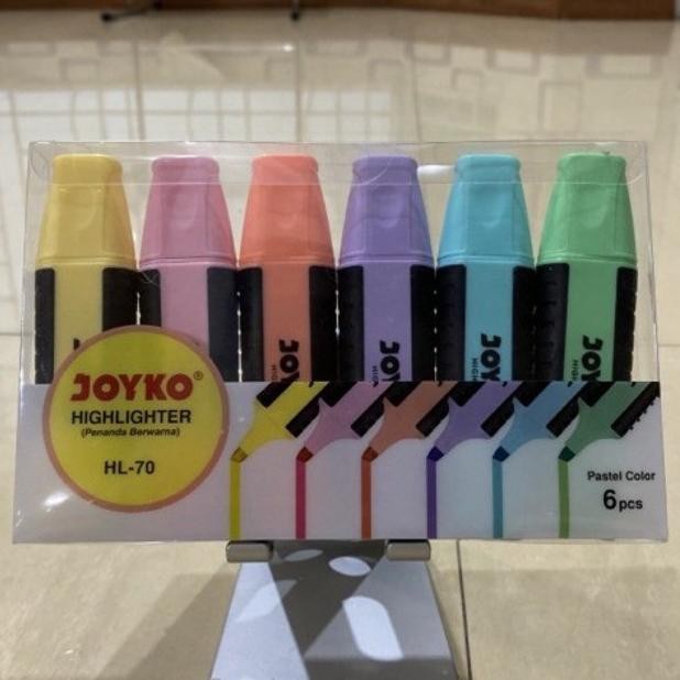

Highlighter Pastel Color Set isi 6 HL-70 Joyko DiM