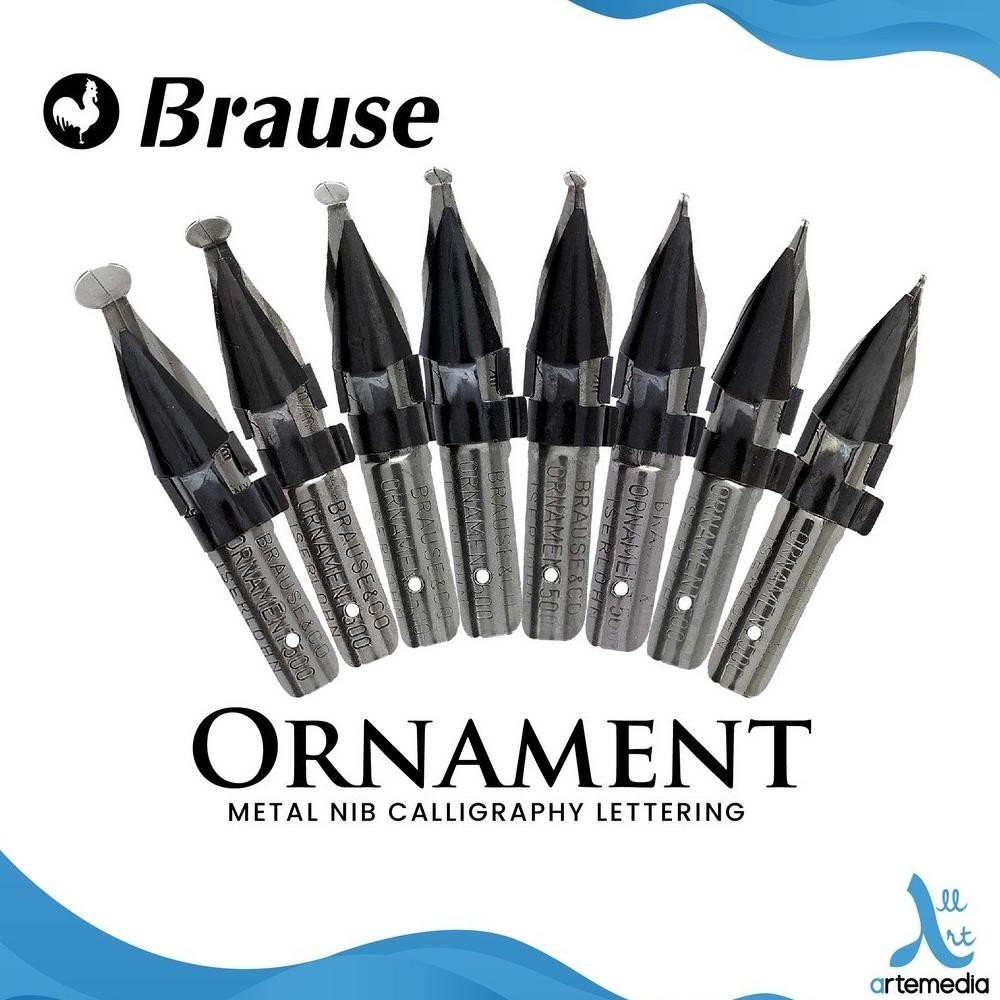 

Brause Ornament Metal Nib Calligraphy Lettering Mata Pena Kaligrafi DiM
