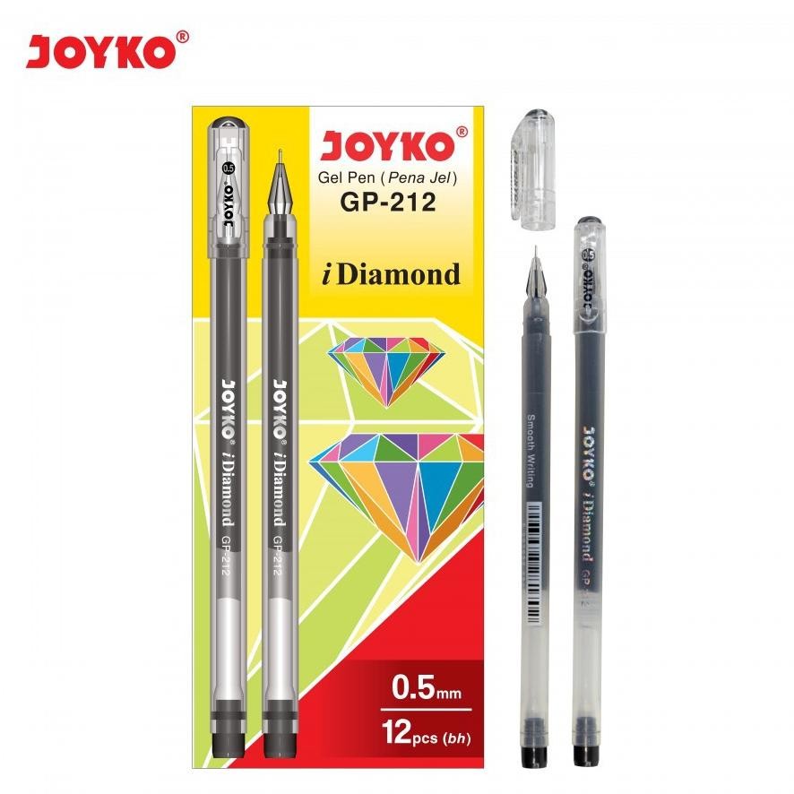 

Pulpen / Pena Joyko GP- 212 Gell Pen 0,5 mm I Diamond - Lusinan (12 pcs) DiM