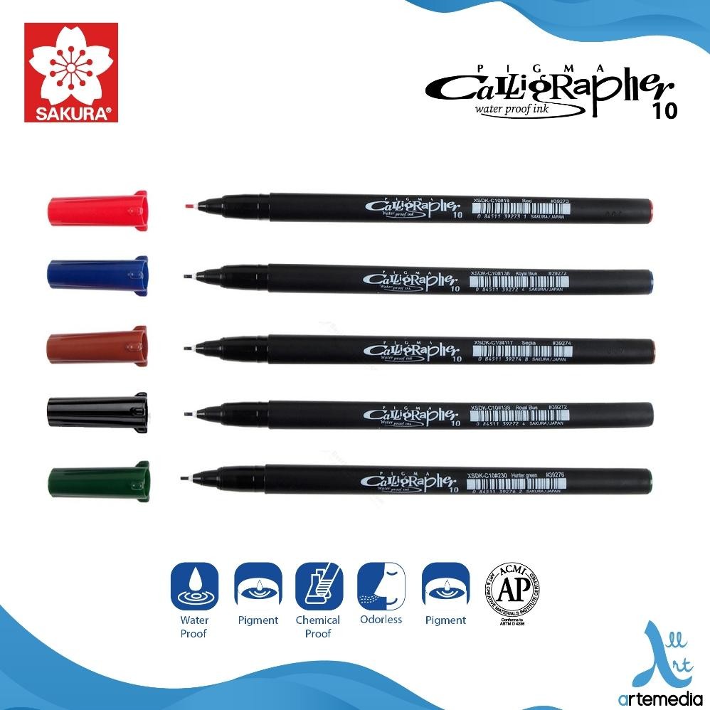 

Sakura Pigma Calligrapher Pen Pena Kaligrafi DiM
