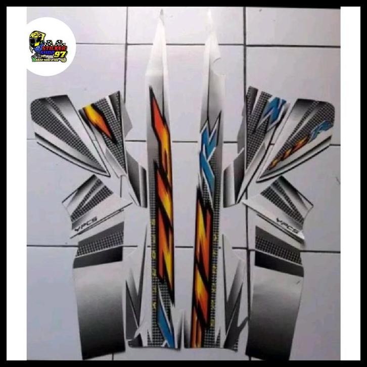 BEST DEAL STRIPING YAMAHA FIZ R 2004 PUTIH HITAM KUALITAS ORIGINAL