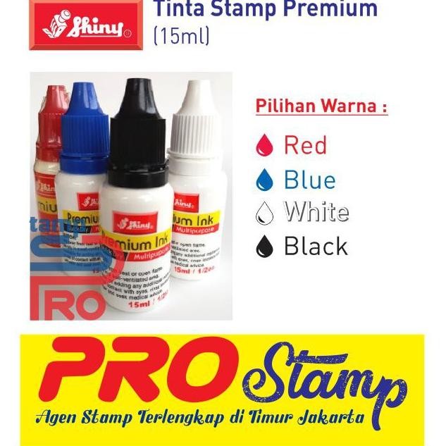 

Tinta Stempel Waterproof / Tinta Permanent / Tahan Air / Tinta Anti Luntur SHINY (15ml) DiM
