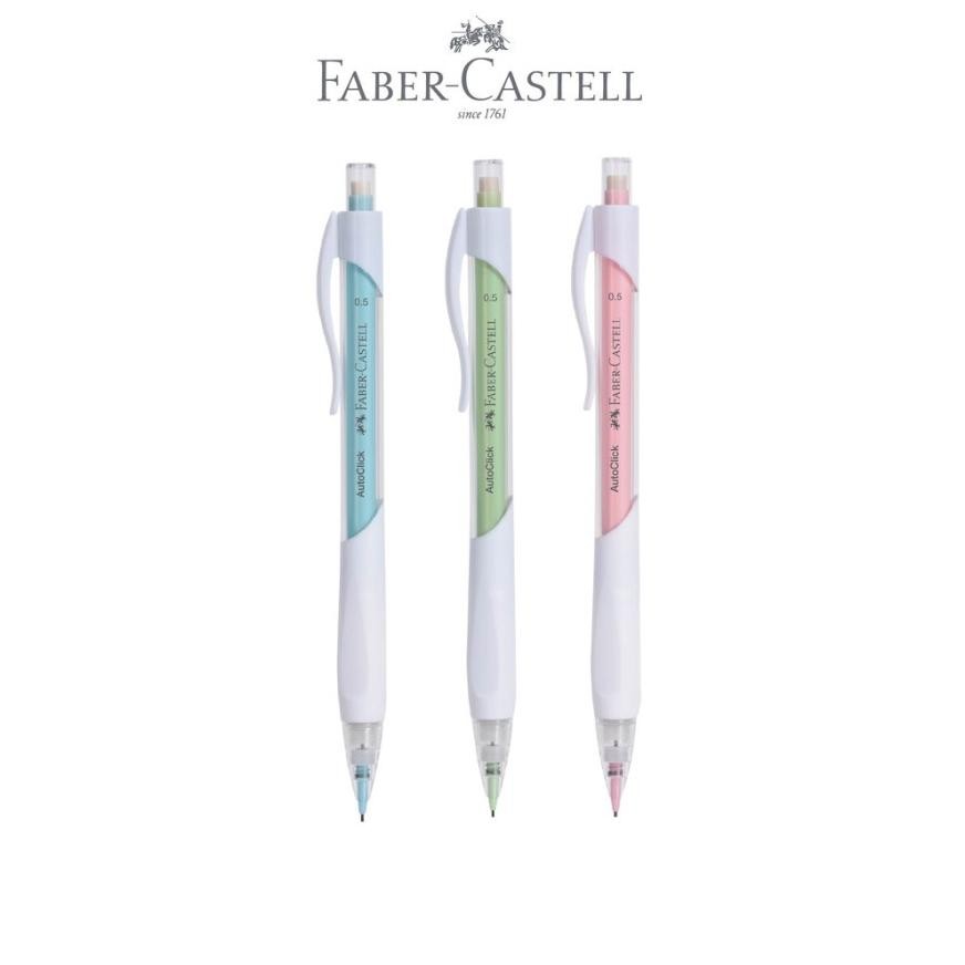 

Faber-Castell Auto Click Pensil Mekanik / Mechanical Pencil - 0.5 Set ( include refill 0.5 mm ) DiM
