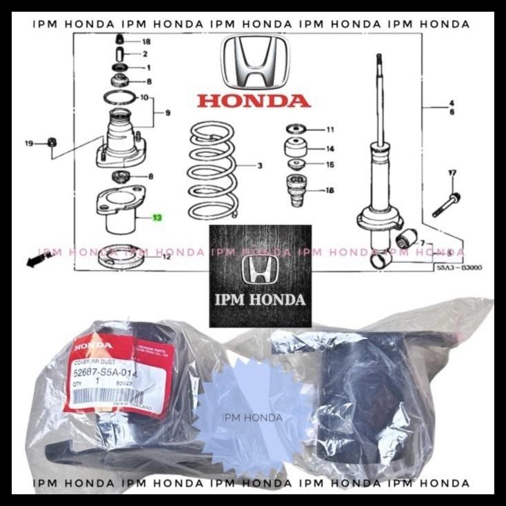 GRATIS ONGKIR 52687 S5A REAR UPPER DUST COVER KARET PLASTIK TUTUP DEBU ABU PELINDUNG SHOCK BREAKER A