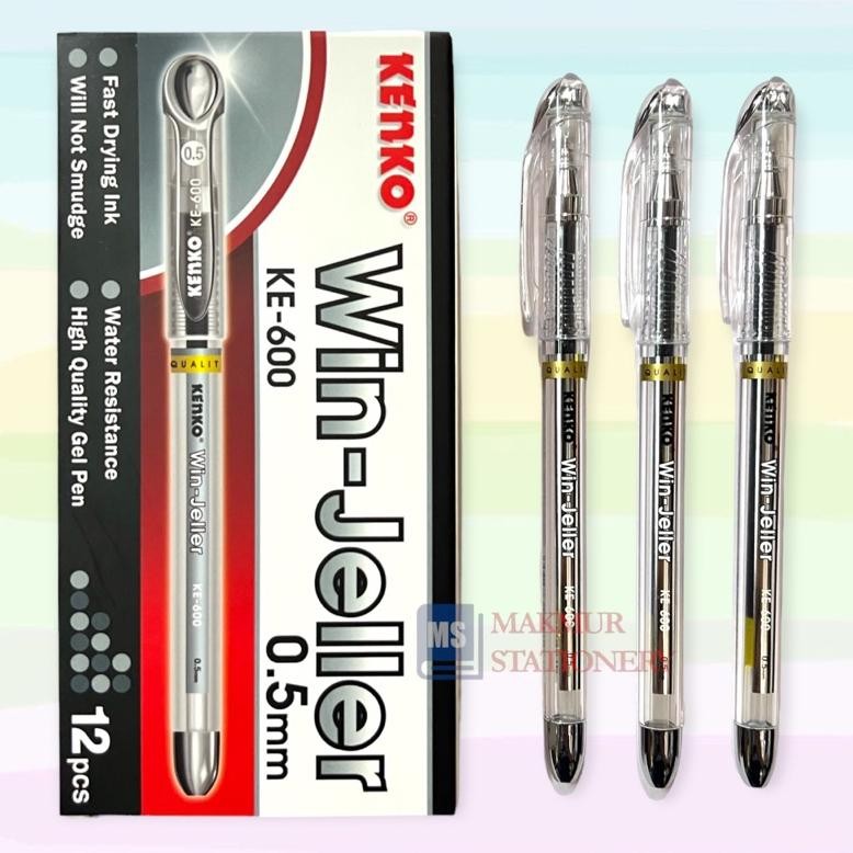 

Pulpen / Ballpoint / Pen Gell Kenko Win-Jeller KE 600 (12 Pcs) DiM