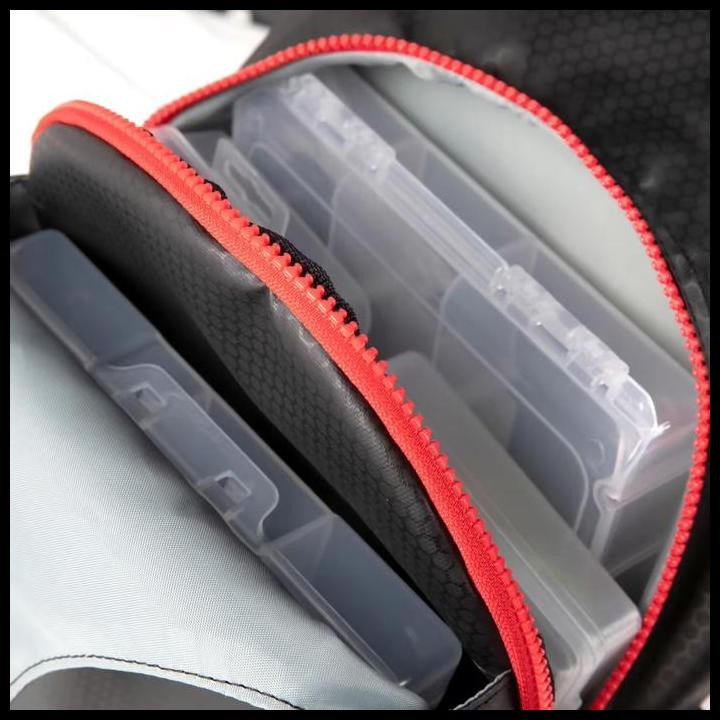 TERMURAH TAS SLEMPANG UMPAN MEMANCING FISHING BAG LURE BLACK 