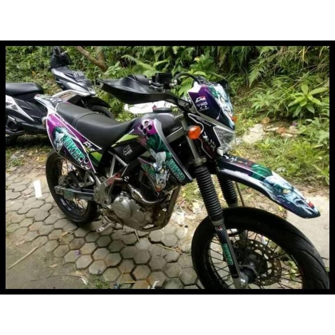 HOT DEAL PREMIUM DECAL STICKER STIKER KLX OLD DTRACKER OLD LAMA MOTIF SHARK HIU 
