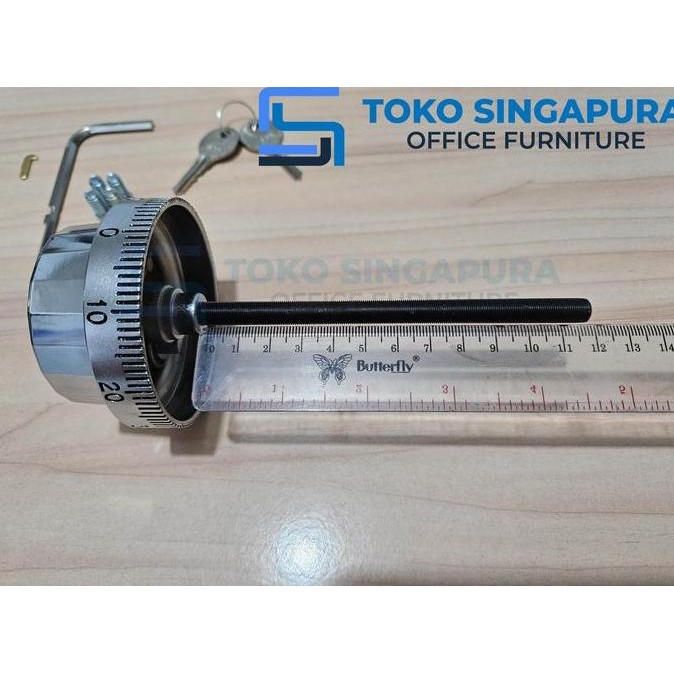 Kunci Kombinasi 3 Roda Brankas Manual : Made in Taiwan : Untuk brankas model lokal atau chubb