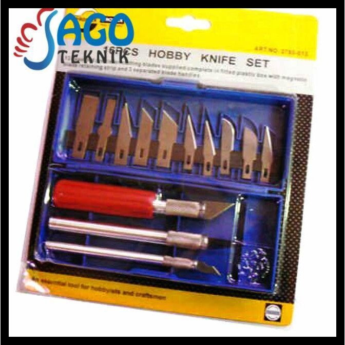 

TERBARU HOBBY KNIFE SET / PISAU UKIR DAN PAHAT KAYU SET PROHEX !!