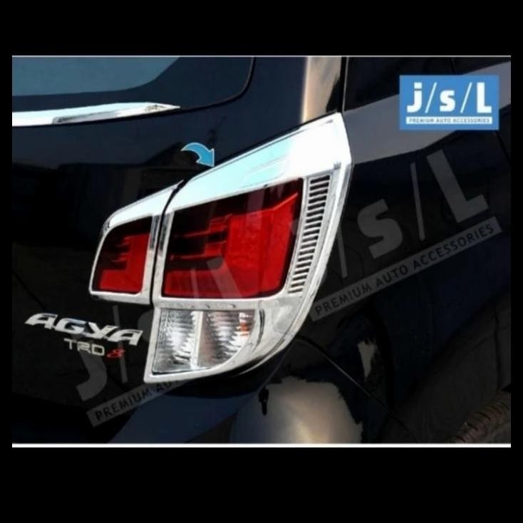 BEST DEAL GARNISH BELAKANG AGYA 2017-2021 CHROME JSL 